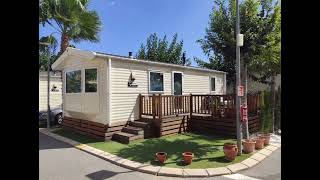 Willerby Rio Gold mobile home for sale on Camping Almafra in Benidorm £65000 [upl. by Schubert908]