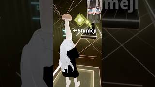 VR Shimeji Head Game beatsaber MOD custommaps kawaii funny shimeji [upl. by Aiveneg]