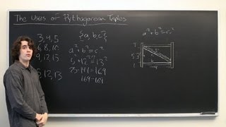 The Uses of Pythagorean Triples  High School Math [upl. by Hanselka]