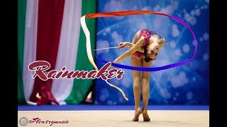 263  Rainmaker music rhythmic gymnastics [upl. by Llerehc]