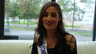 Dalida Benaoudia est Miss RhôneAlpes 2017  en route pour Miss France [upl. by Arammat228]