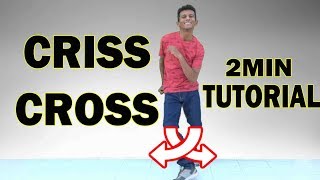 How to do the Criss Cross like Tiger Shroff  Footwork Tutorial  Nishant Nair [upl. by Kris]