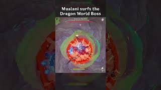 MUALANI SURFS THE DRAGON WORLD BOSS [upl. by Ajiam126]