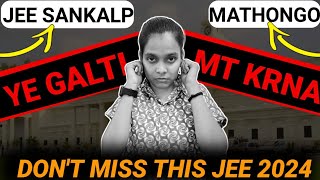 🤬JEE Sankalp vs Mathongo  Most Honest Review  Best test series for JEE 2024 iitjeeMentorShala [upl. by Nylinnej]