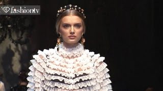 Dolce amp Gabanna Fall 2012 Full Show ft Toni Garrn  Bianca Balti at Milan Fashion Week  FashionTV [upl. by Radcliffe174]