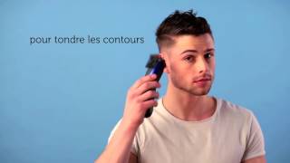 Tutoriel coupe cheveux homme  Side Swept et dégradé avec la tondeuse Precison Cut HC5900 [upl. by Tamarra]