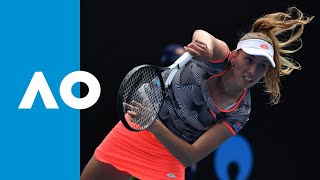 Elise Mertens v Anna Karolina Schmiedlova match highlights 1R  Australian Open 2019 [upl. by Sylas]