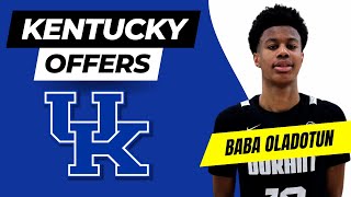 Kentucky Offers The Number 1 Player In The 2027 Class Baba Oladotun [upl. by Kammerer]