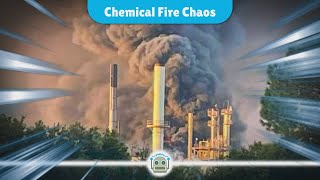 Massive Chemical Plant Fire Forces Evacuations in Conyers Georgia [upl. by Heid]