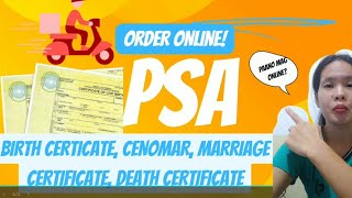 Paano mag online order ng PSA [upl. by Coppock]