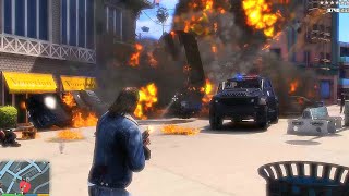 GTA 5 Trevors Epic 10Star Rampage at Vespucci Beach – Total Destruction ⭐⭐⭐⭐⭐⭐⭐⭐⭐⭐ [upl. by Ayenat]