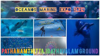 Oceanos Marine Expo 🐠 2024 Pathanamthitta  Under Water Tunnel  Idathavalam Ground  മറൈൻ എക്സ്പോ [upl. by Einehpets]