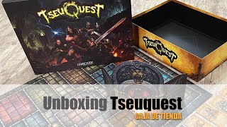 📦 TSEUQUEST UNBOXING  Caja básica de tiendas 📦 [upl. by Nahtnamas]