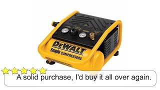 DEWALT D55140 1 Gallon 135 PSI Max Trim Compressor [upl. by Eiznikcm]