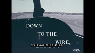 DOWN TO THE WIRE US NAVY AVIATION CADET AIRCRAFT CARRIER TRAINING FILM 45744 [upl. by Algie265]