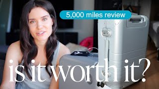 Monos Hybrid Travel Luggage  5000 Mile Review not sponsored [upl. by Aliekat]