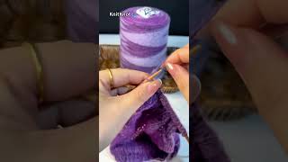 How to knit a scarf🧣Dont Buy DIY Make Your Own Knit Scarf Like a Pro knitting crochet shorts [upl. by Gora]