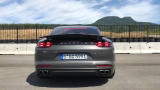 2018 Porsche Panamera Turbo S EHybrid noise [upl. by Mendelson]