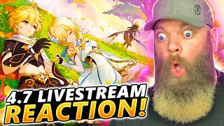 Genshin Impact 47 Is Gonna Be INSANITY  47 Livestream Reaction [upl. by Gypsie]