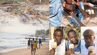 Insécurité insalubrité et érosion côtière à la plage de Mbour  Les Populations alertent [upl. by Illac81]