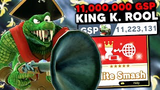 This is what an 11000000 GSP King K Rool looks like in Elite Smash [upl. by Swerdna]