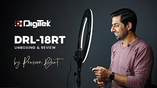 Unboxing Portable DIGITEK DRL18RT Dual Temperature LED Ring Light by Praveen Bhat [upl. by Nim597]