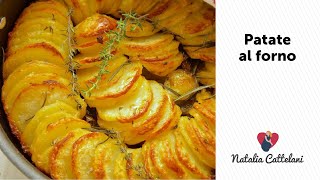 PATATE AL FORNO  Ricetta facile  Natalia Cattelani [upl. by Stuppy]