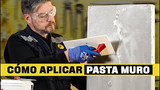 Cómo aplicar pasta muro de forma correcta  Lo Mejor [upl. by Arrotal]