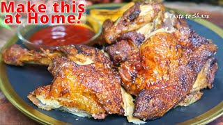 Easy no breading Fried chicken❗Beginners Delicious Whole fried Chicken ✅ Fried Chicken Step by Step [upl. by Trepur719]