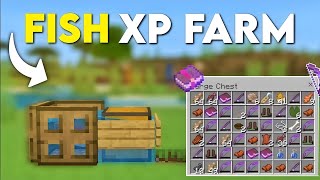 Best AFK Fish Farm In Minecraft Bedrock 121 MCPEXBOXPS4 [upl. by Stokes657]