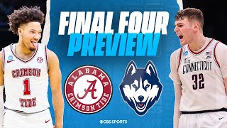 2024 NCAA Tournament FINAL FOUR Alabama vs UConn FULL PREVIEW I March Madness I CBS Sports [upl. by Tacye]