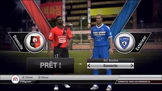 Stade Rennais  SC Bastia FIFA 12  Ligue 1 20122013 3ème Journée  CPU Vs CPU [upl. by Narik]