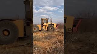 ACO 250 RAMKAT with ADE 447 engine preparing savannah bushland in Namibia [upl. by Berenice]