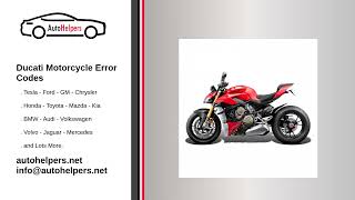 Ducati Motorcycle Error Codes [upl. by Hau]