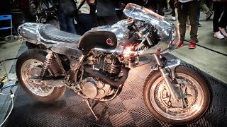 YAMAHA SR Custom Bike by chabott engineering [upl. by Nerhtak]