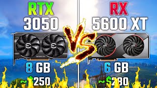 RTX 3050 vs RX5600 XT [upl. by Eriha]