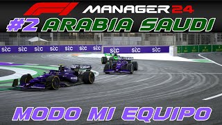 Buena GESTIÓN de gomas y SAFETY CAR al FINAL  F1 Manager 24 Modo Mi Equipo 2 GP Arabia Saudí [upl. by Sidwohl481]