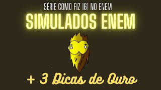 Dicas Novas para Simulados Enem [upl. by Ykcub]