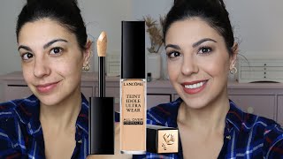 Lancome Teint Idole Ultra Wear All Over Concealer Review amp Demo [upl. by Ahseid889]