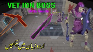 Vetion Kill Guide Osrs  Wilderness Boss [upl. by Yauqaj98]