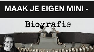 MAAK JE EIGEN MINI BIOGRAFIE  zoals in het boek theartistsway creatieve flow journaling [upl. by Dej999]