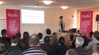 Three keys to staying motivated  Brian Kwong at the Polyglot Gathering 2015 [upl. by Ecyoj]