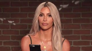 Kim Kardashian Reads Kanye Wests Mean Tweets About Jimmy Kimmel [upl. by Atalante]