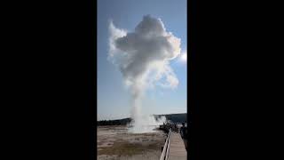 WATCH Biscuit Basin closed in Yellowstone National Park after massive explosion [upl. by Garmaise]