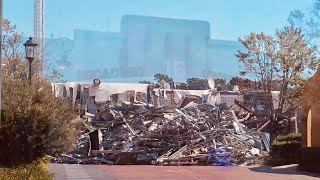 Demolition of Movie Theater  Broadway at the Beach  Myrtle Beach SC [upl. by Trembly26]