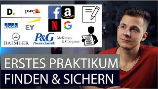 Erstes Praktikum  Finden Organisieren für sich Sichern [upl. by Tengler]