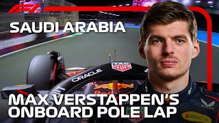 Max Verstappens Pole Lap  2024 Saudi Arabian Grand Prix  Pirelli [upl. by Arimas]