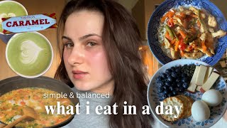 What I Eat In A Day 🍳🫐  simple amp balanced meals that nourish your mind and body [upl. by Eatton]