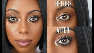 How to make your EYELASHES appear LONGER Mascara routine  Jessica Pettway [upl. by Eniala]