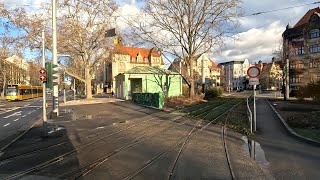 Driver’s Eye View  Dresden Germany  T4DMT ČKD Tatra  Heritage City Tram Tour [upl. by Tabby]